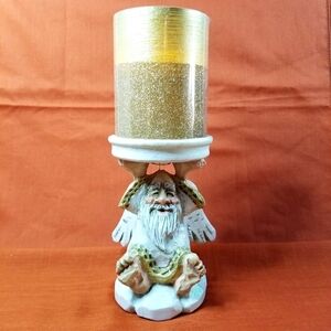 VTG David Frykman Oldest Angel Candle Holder DF3221 All That Glitters Christmas